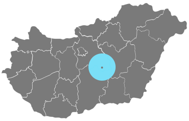 50 km vonzáskörzet